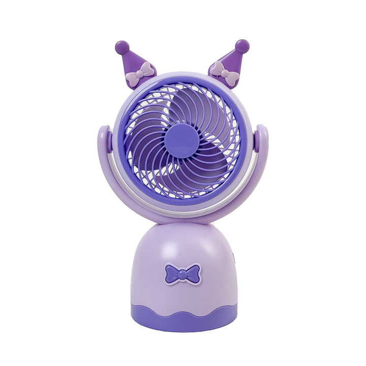 Ladies Portable Hand Fan with Cute Cat Ear Design Bowlift