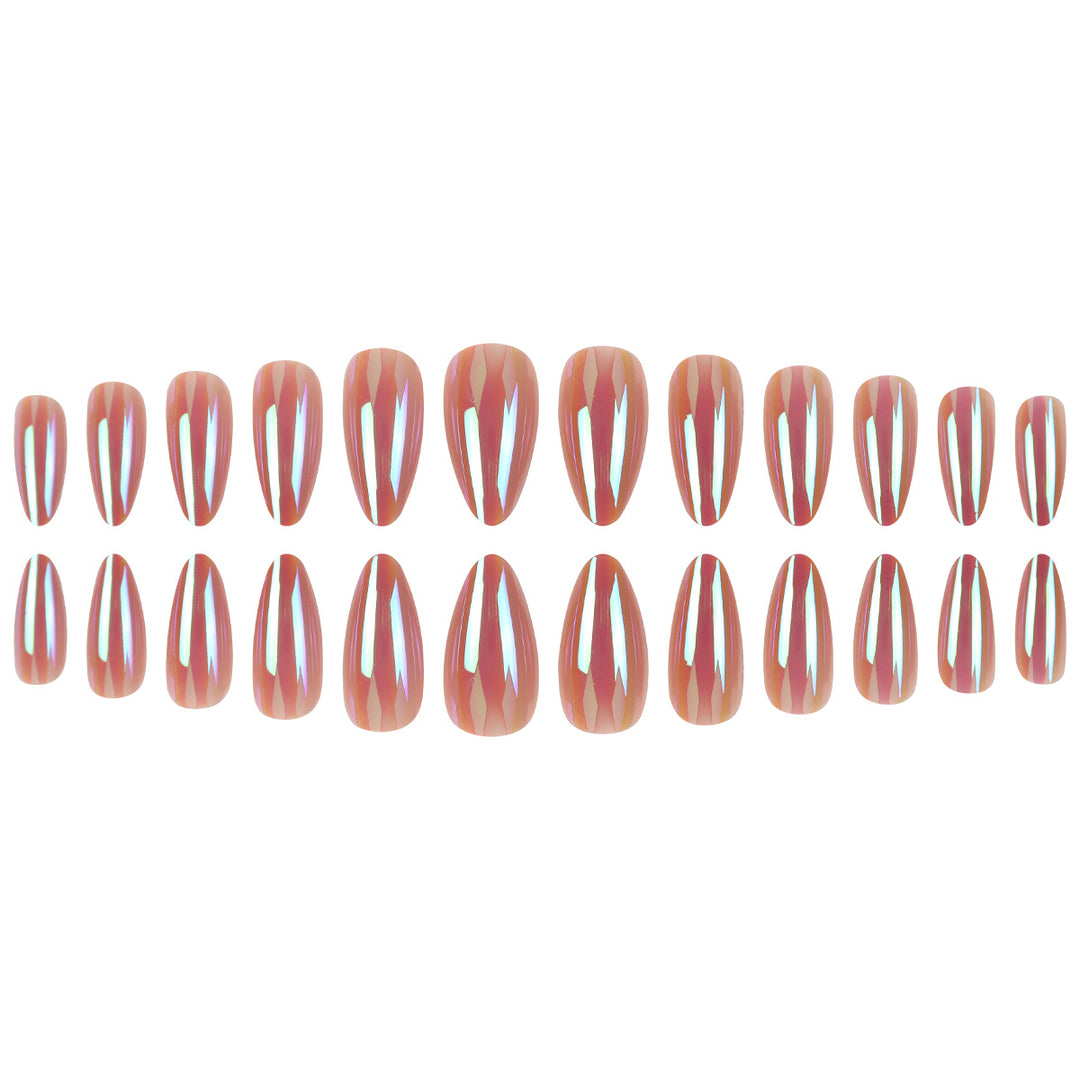 Metallic Stiletto Nail Extensions Bowlift