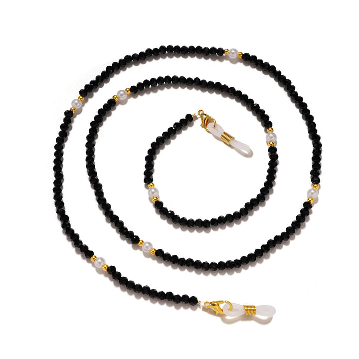 Elegant Crystal Beaded Eyewear Chain Bowlift