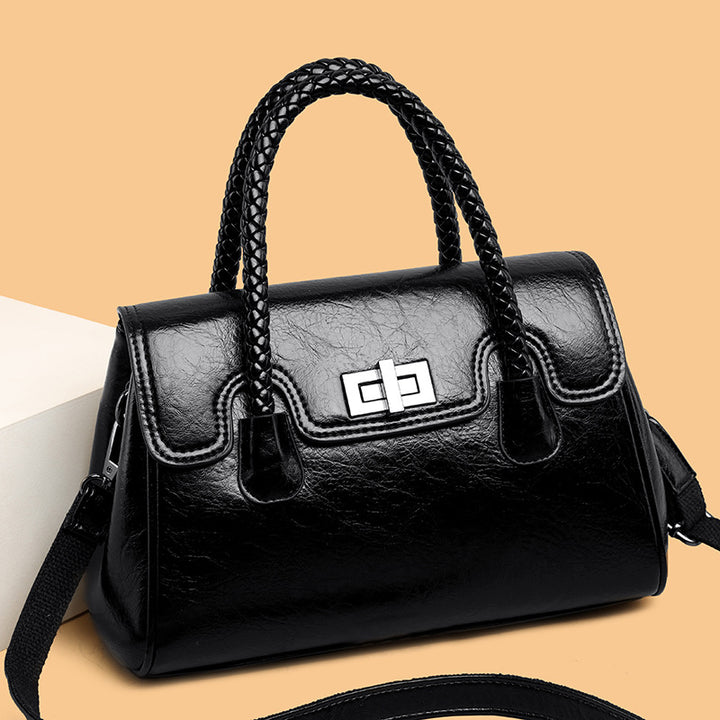 Elegant Double-Handle Handbag Bowlift