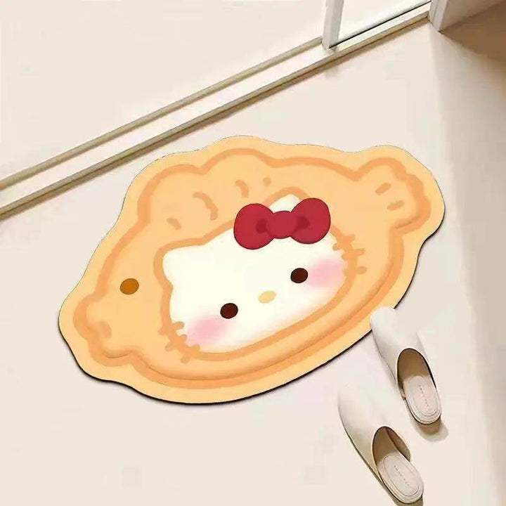 Playful Character-Themed Bath Mat