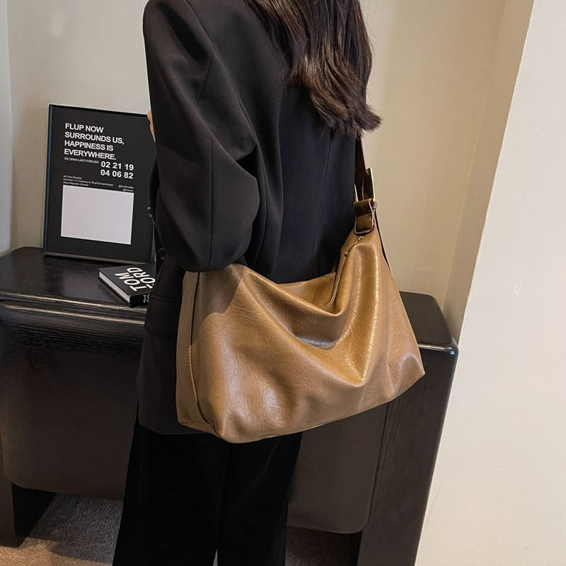 Soft Textured Shoulder Bag Bowlift