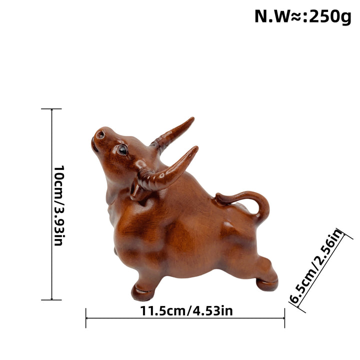 Decorative bull figure made of high-quality resin Bowlift