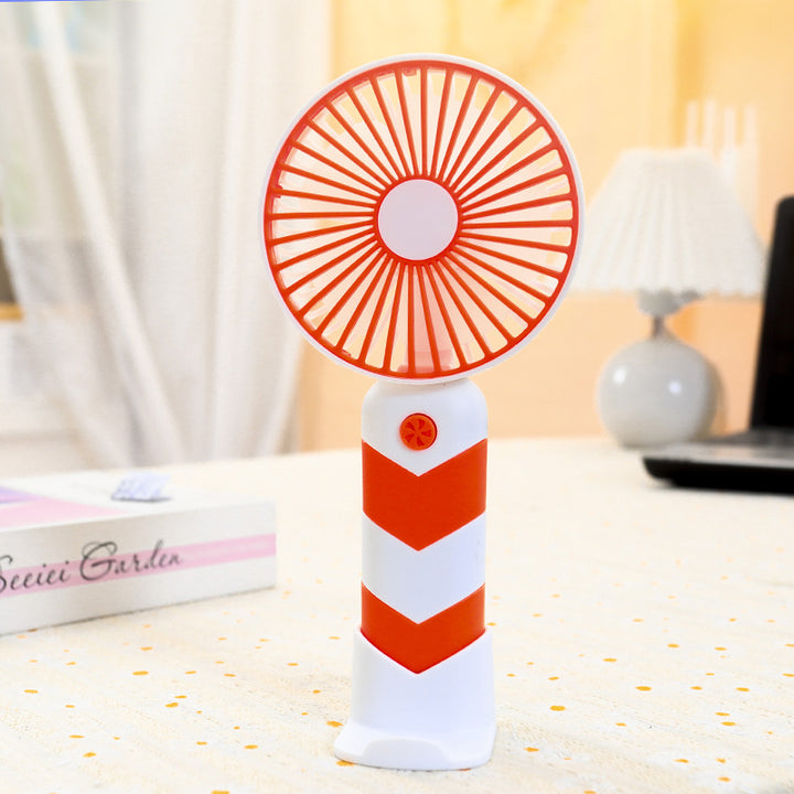 Ladies portable USB hand fan with flexible tilt Bowlift