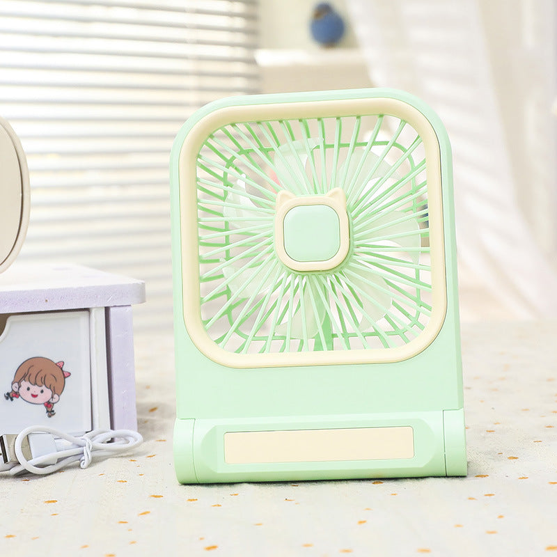 Portable Mini Table Fan with Multifunctional USB Connection Bowlift