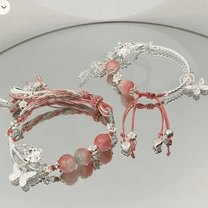 Adjustable Gemstone Charm Bracelet Bowlift