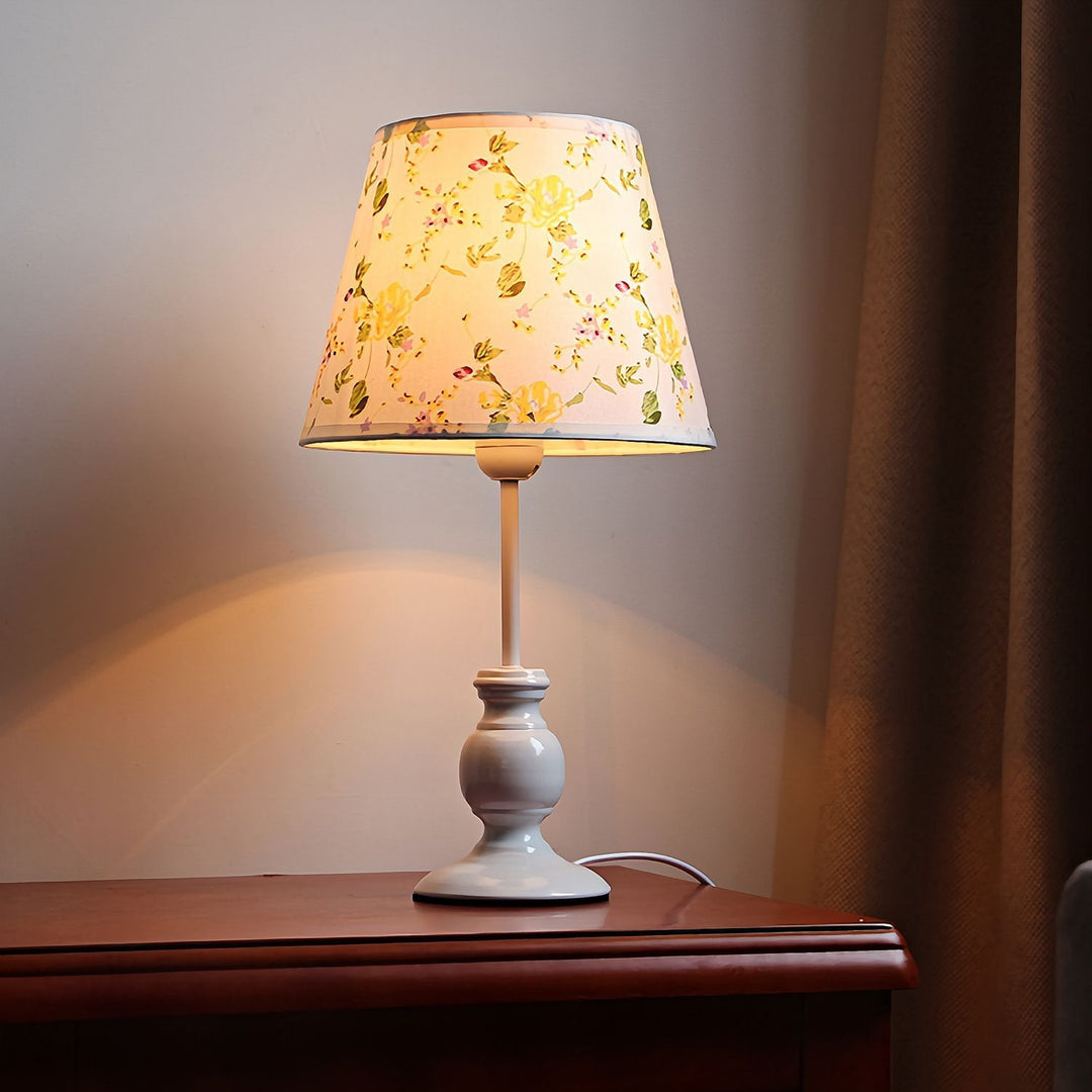 Modern Floral Table Lamp