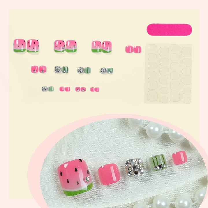 Creative Nail Design Set with Watermelon Elements Bowlift