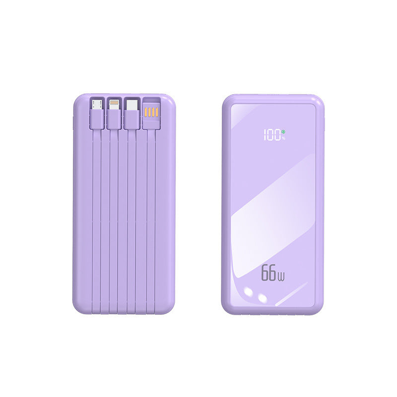 Ultra-slim power bank with multiple charging options Bowlift