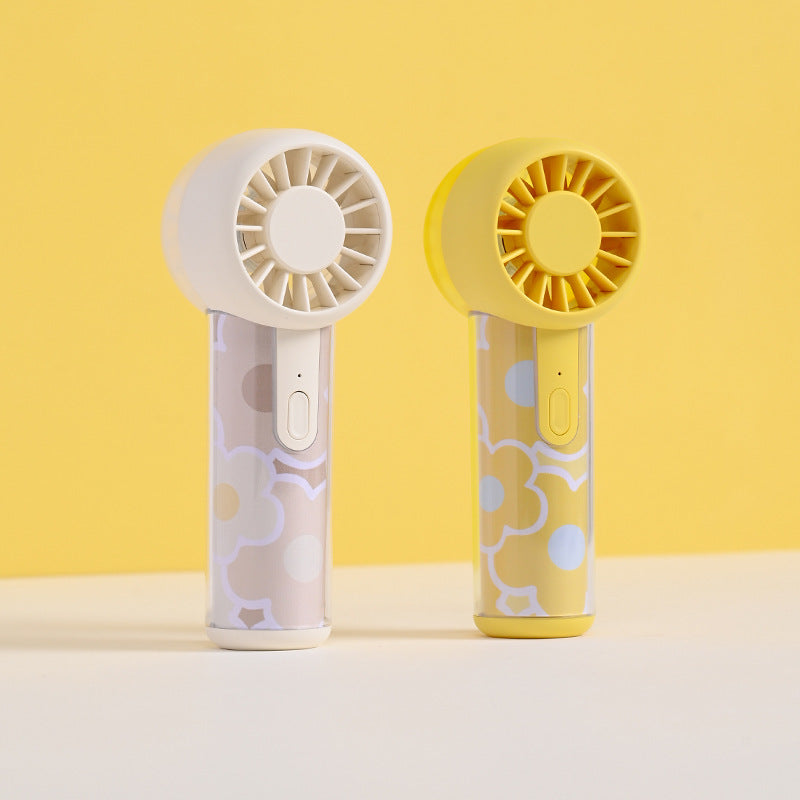 Unisex compact mini-handheld fan with rechargeable battery and quiet motor Bowlift