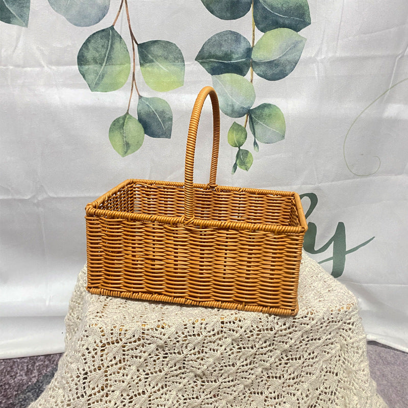 Handwoven Storage Basket Bowlift