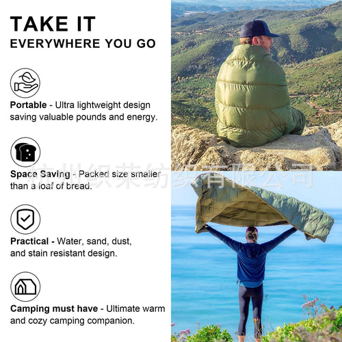 Women ultralight sleeping blanket Bowlift