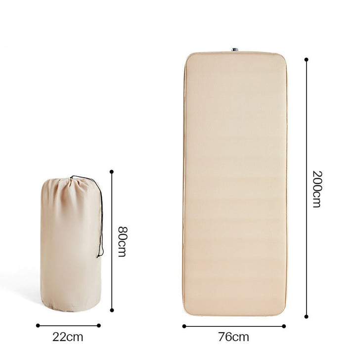 automatic self-inflating air mattress topper with memory foam core Bowlift