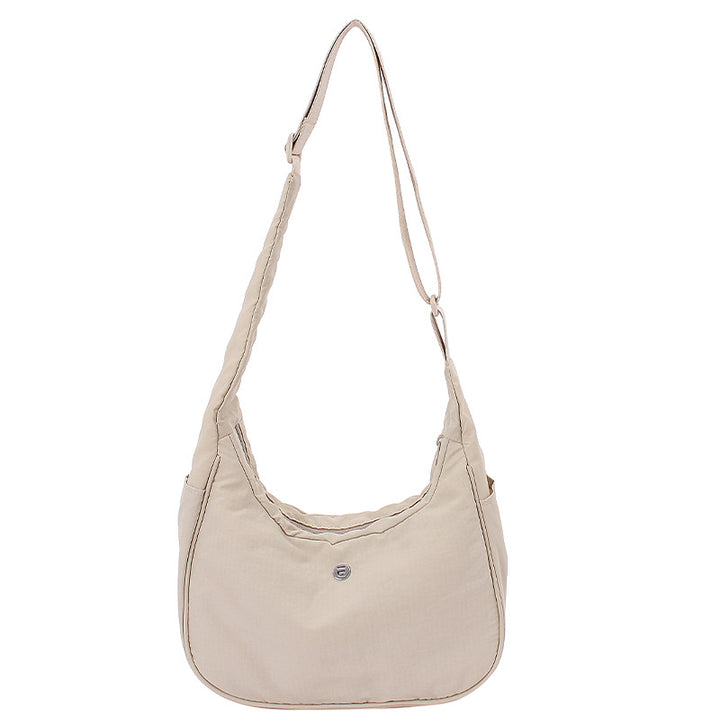 Lightweight Soft Fabric Shoulder Bag Bowlift