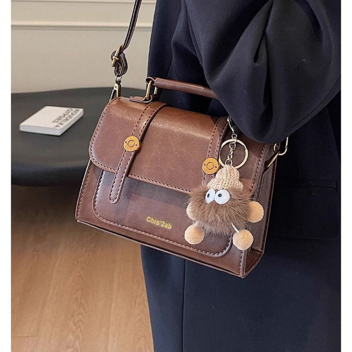 Structured Faux Leather Handbag Bowlift