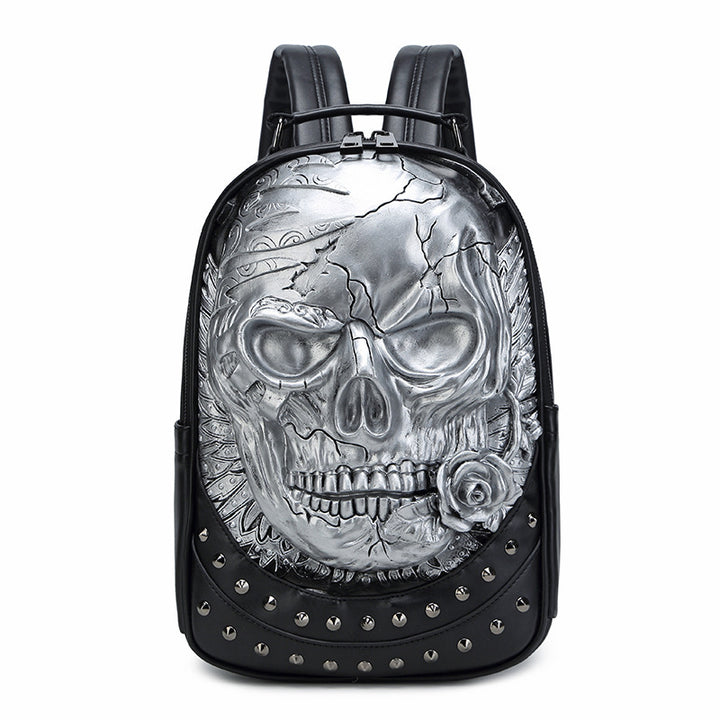 Stylish backpack with skull design Bowlift