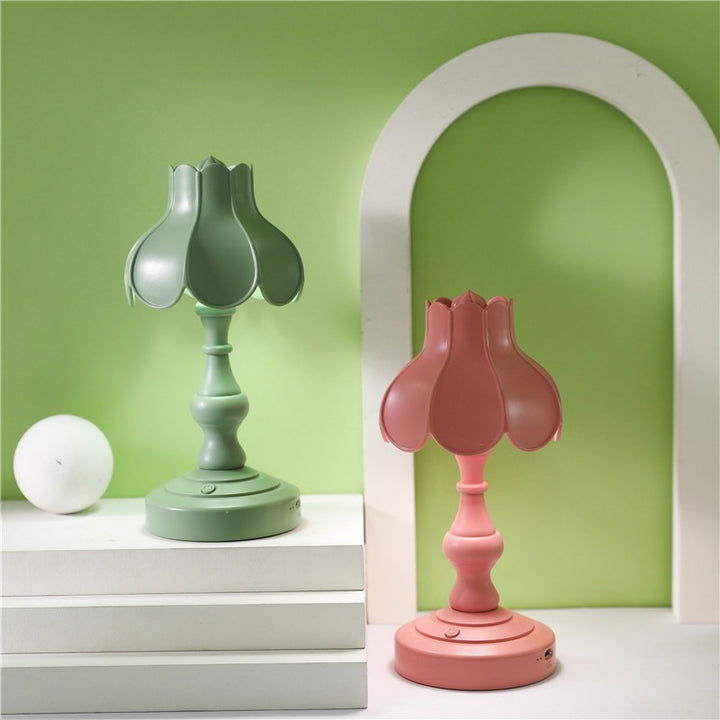 Unisex Decorative Table Lamp in Flower-Shaped Design Bowlift