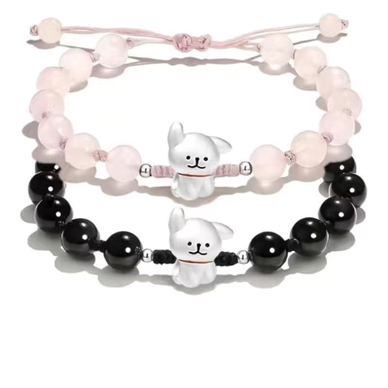 Adjustable Cute Dog Charm Bracelet Bowlift