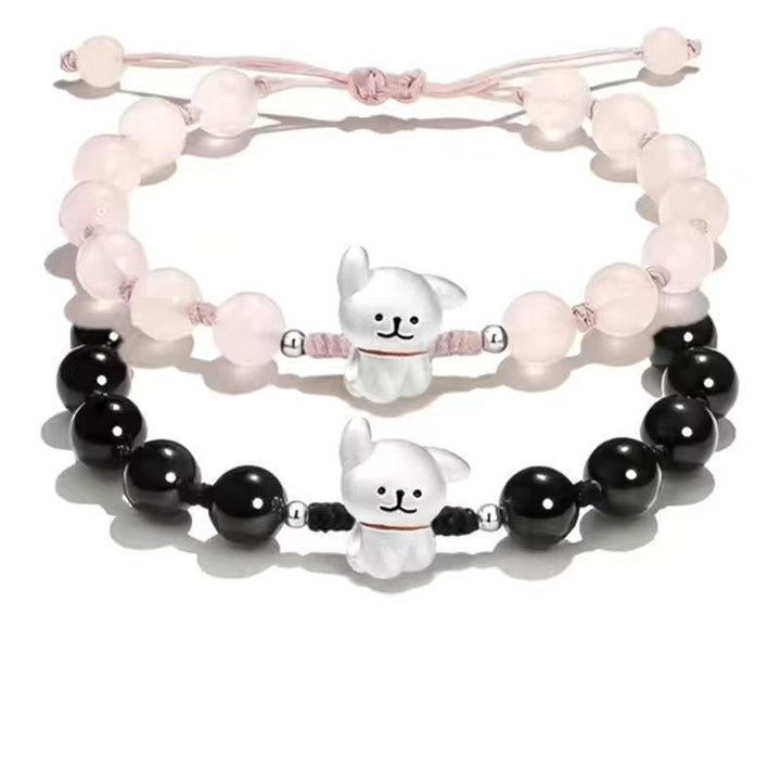 Adjustable Cute Dog Charm Bracelet Bowlift