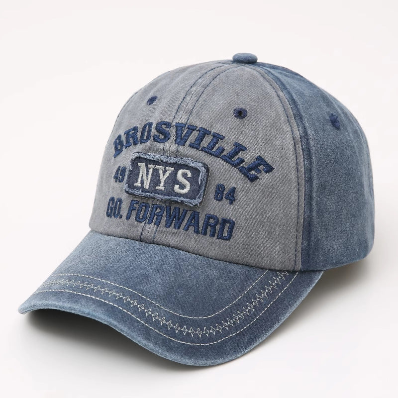 Men's Vintage-Inspired Distressed Baseball Cap Bowlift 1784188194