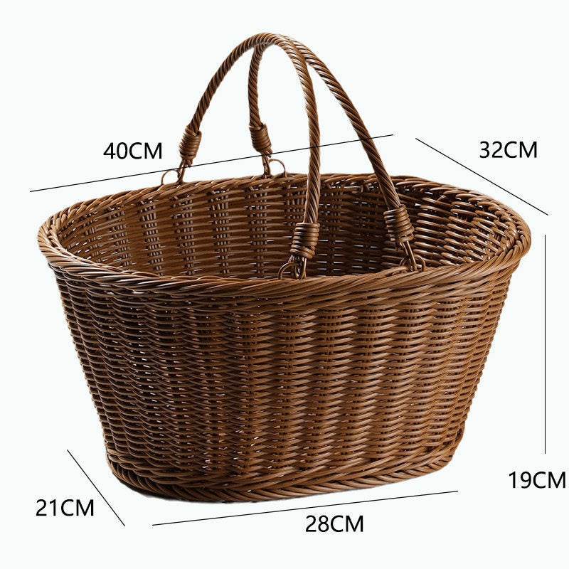 Woven Storage Basket Bowlift