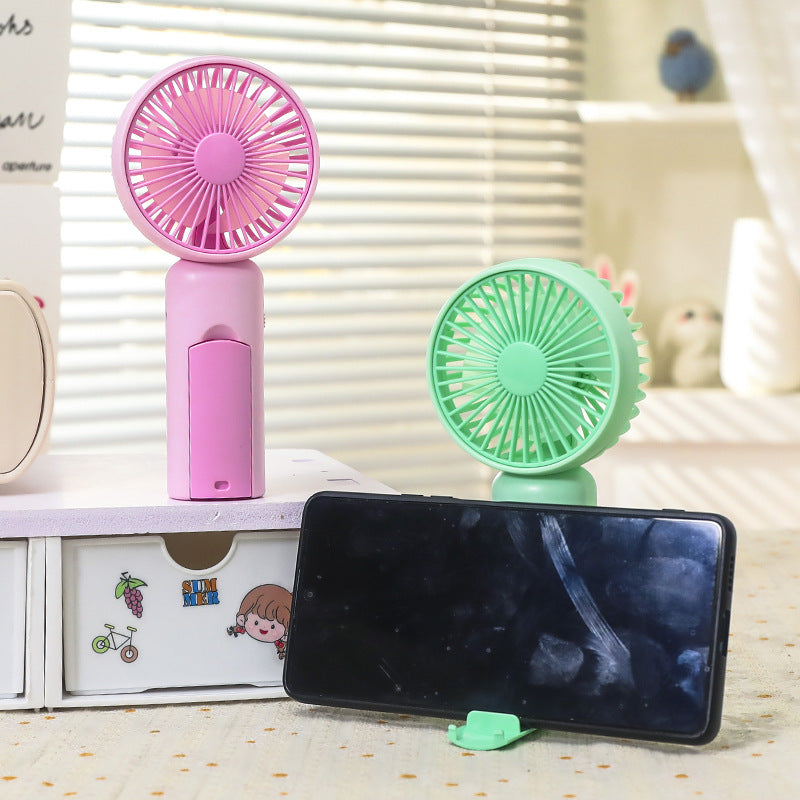 Women's Portable Mini Fan with USB Charging and Ergonomic Design Bowlift