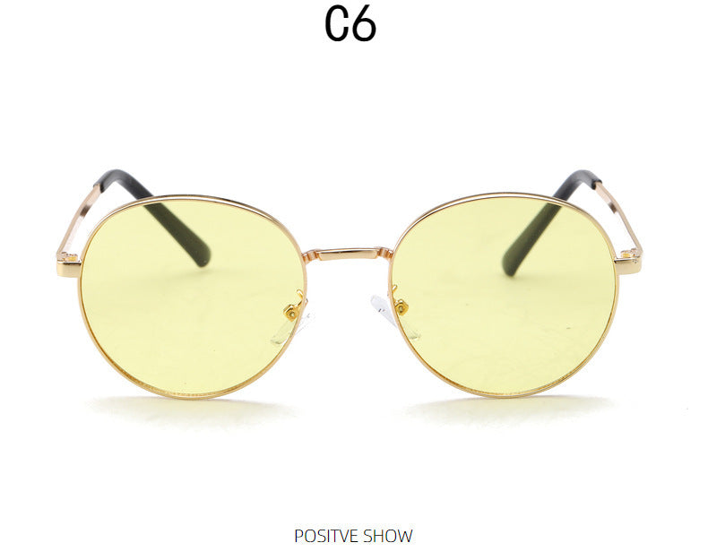 Women's fashionable sunglasses with mirrored gradient Bowlift
