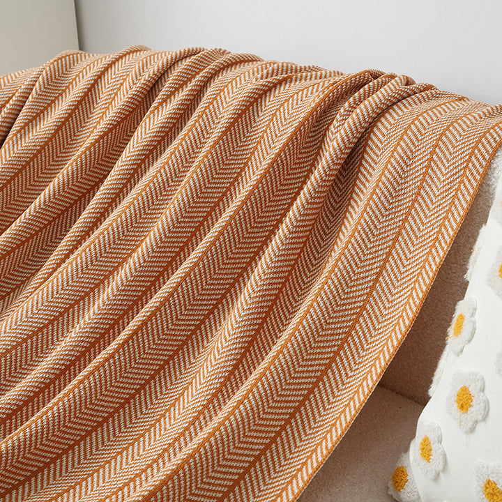 Ladies cuddle blanket with zigzag pattern Bowlift
