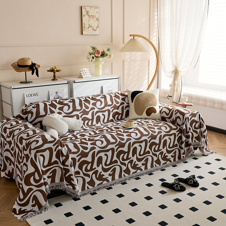 Artistic Patterned Sofa Throw Blanket