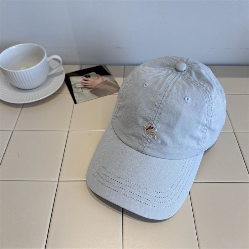 Women's Casual Washed Cotton Baseball Cap Bowlift