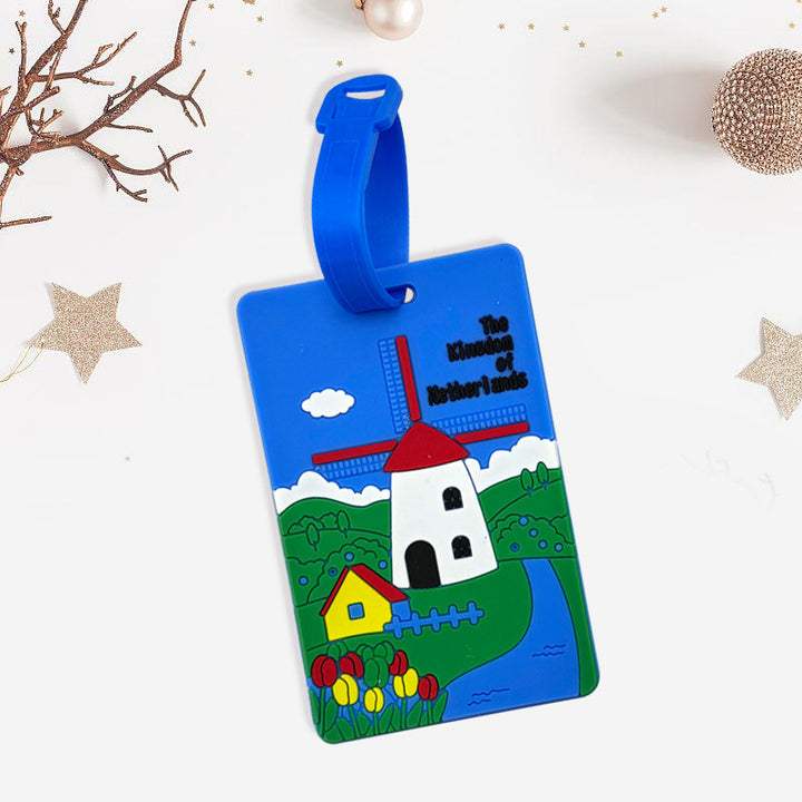 Silicone Travel Luggage Tag Bowlift
