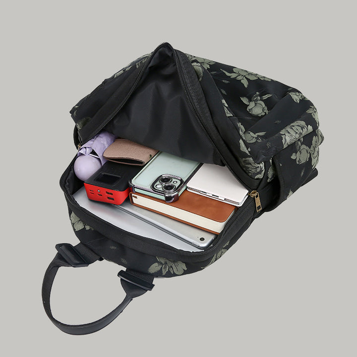Floral Patterned Sling Backpack Bowlift