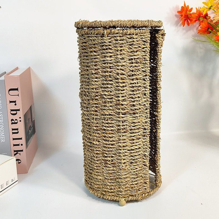 Women Multifunctional Rattan Storage Basket Bowlift