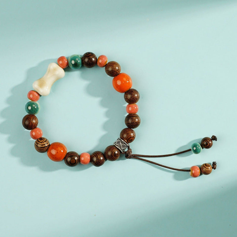 Heart-Shaped Beaded Bracelet Bowlift