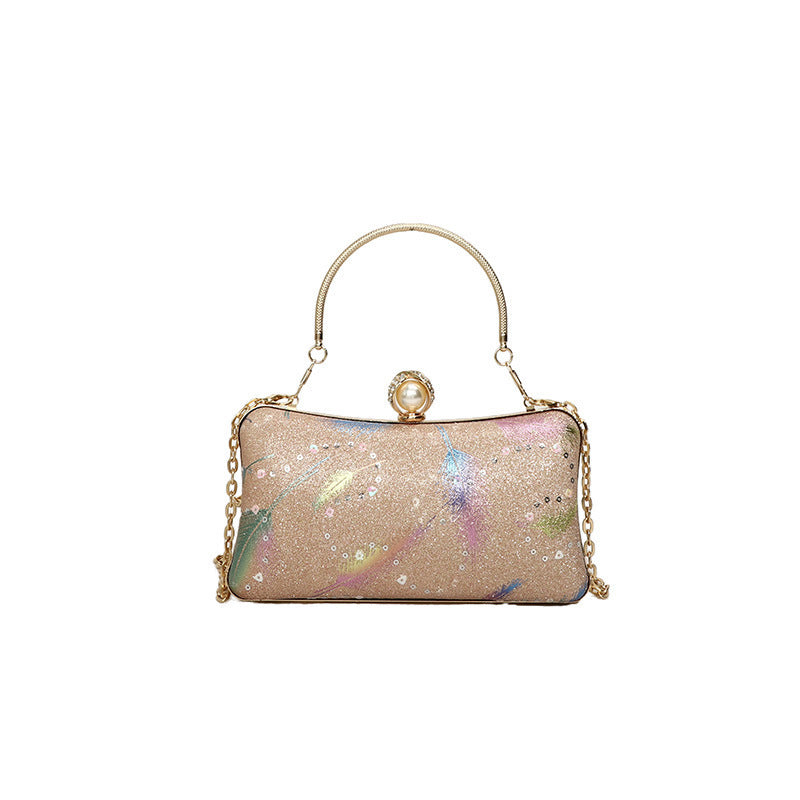 Glittery Evening Clutch Bag Bowlift
