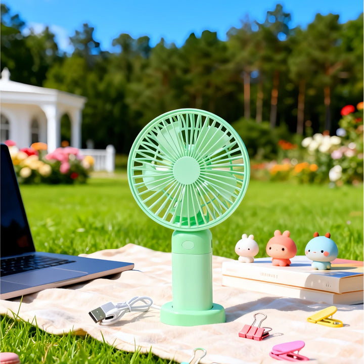 Women's Portable USB Fan with Powerful Battery Function Bowlift