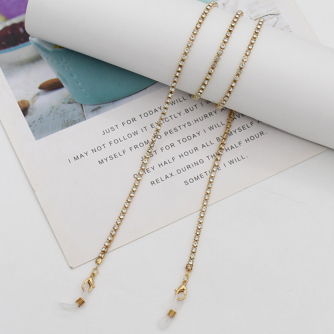 Elegant Pearl Chain Eyewear Holder Bowlift