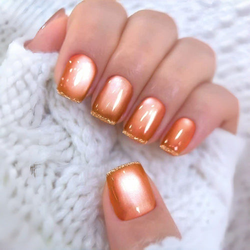 Shimmering Ombre Press-On Nail Set Bowlift