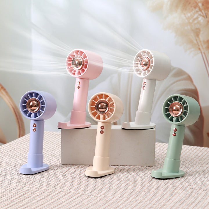 Ladies Portable Hand Fan with Powerful Battery Technology Bowlift