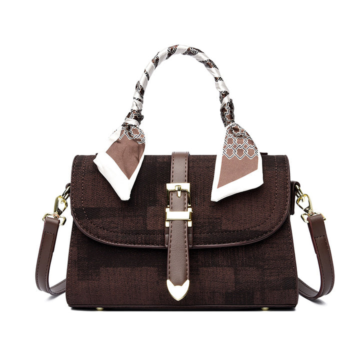Decorative Scarf Accent Handbag Bowlift