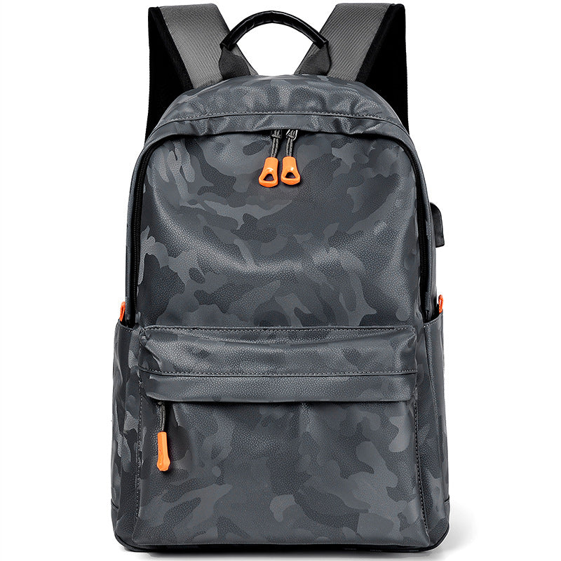 Durable Water-Resistant Camo Backpack Bowlift