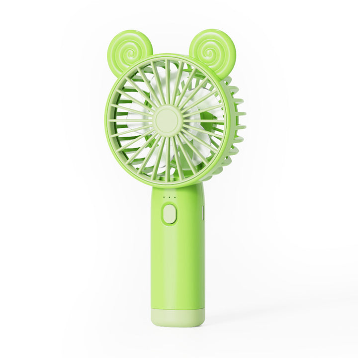 Women's Portable Cat Ears Handheld Fan Bowlift