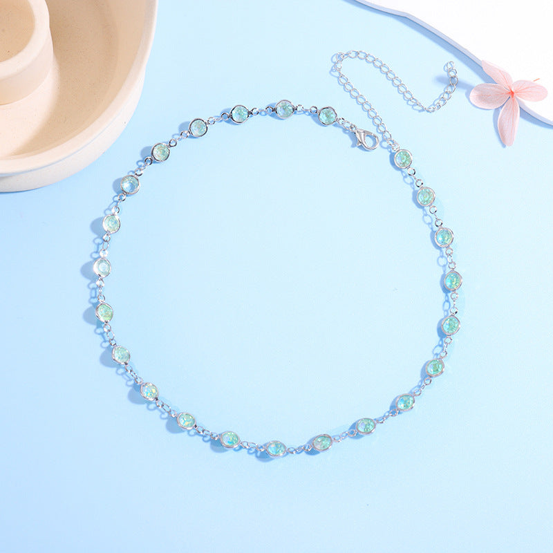 Sparkling Crystal Choker Necklace Bowlift