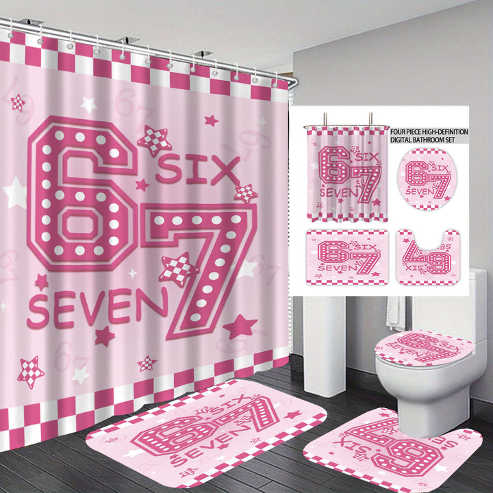 Colorful Dessert-Themed Bathroom Set Bowlift