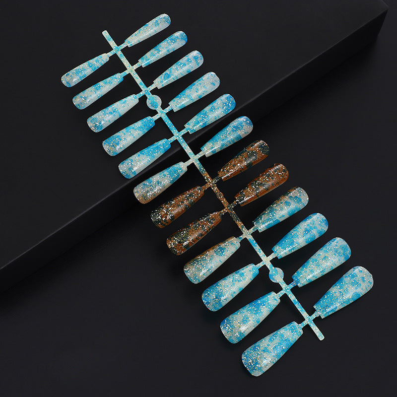 Artificial nails in creative drop design Bowlift