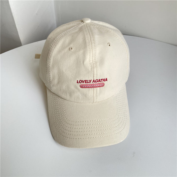 Women's Suede Embroidered Baseball Cap Bowlift