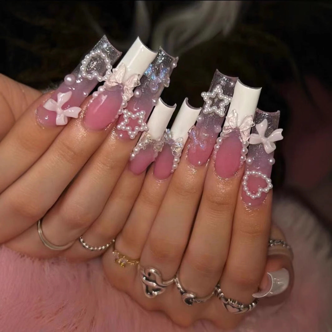 Fashionable Acrylic Nail Art Enhancements Bowlift