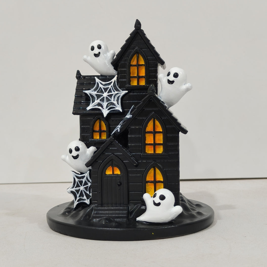 Halloween Deco House with spooky ghosts Bowlift