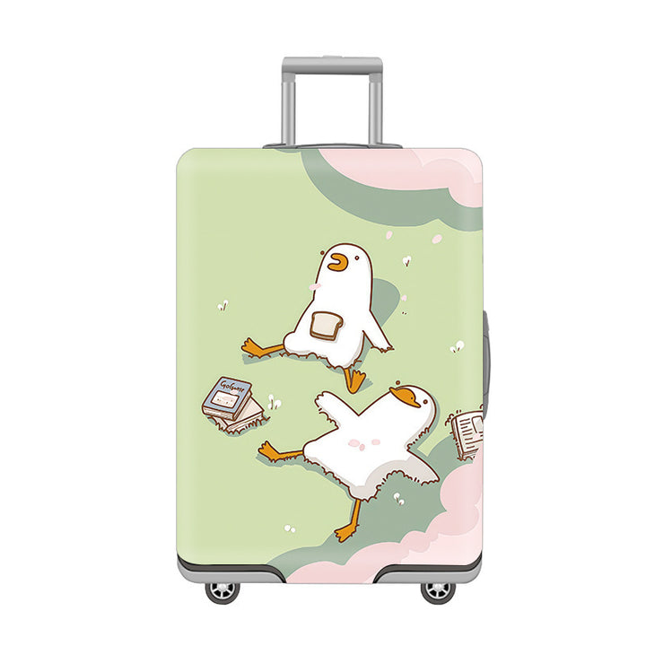 Women’s Hard Shell Suitcase with Cheerful Cat Design Bowlift