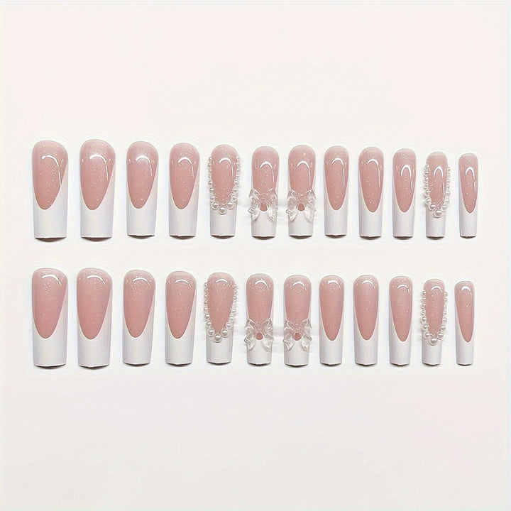 Artistic 3D Butterfly Nail Extensions Bowlift